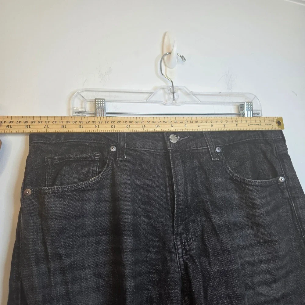 Bonobos Mens Straight Leg Jeans Washed Black Stretch Denim 33x30 RN128054